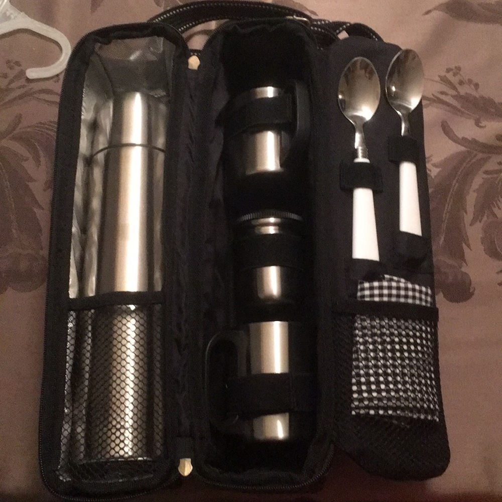 SOLD  Elegant Thermos Tote